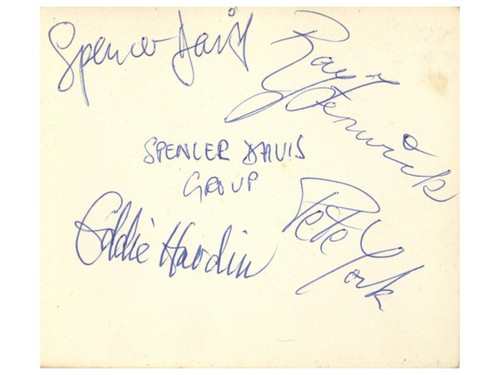 Spencer davis group - davis, autogramme